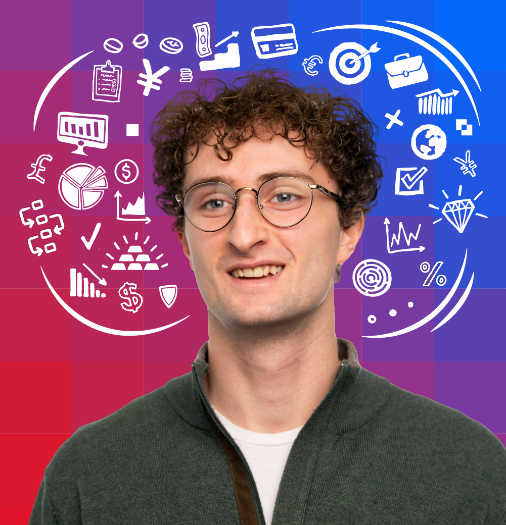 Owen looking up and to the right